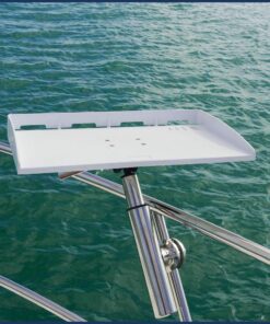 Five Oceans Boat Cutting Board, Fillet Table for Boat, Bait Table Premium Line, Rod Holder Mount, with Knife Slot, Plier Storage, Slotted Table Back, for Pontoon, Fishing Boats, Bass Boats - FO3936 18 71rYG3PWHIL