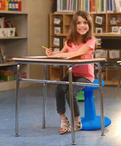 Alternative view of Kore Kids Wobble Chair - Flexible Seating Stool for Classroom & Elementary School, ADD/ADHD - Made in The USA - Age 6-7, Grade 1-2, Blue (14in) Kids (14in Tall)