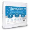 SureGuard Crib Size Mattress Protector - 100% Waterproof, Hypoallergenic - Premium Fitted Cotton Terry Cover White 21 71rZCZXCIAL