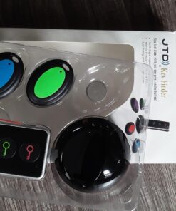 JTD Wireless RF Item Locator/Key Finder with LED flashlight and base support. With 4 Receivers Key Finder-Wireless key RF locator, Remote Control, Pet, Cell, Wireless RF Remote Item, Wallet Locator. (4 Receivers) 45 71rZGl7fvSL