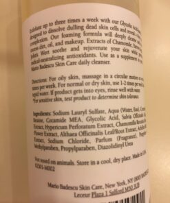 Mario Badescu Glycolic Foaming Cleanser for All Skin Types Glycolic Foaming Cleanser 6 Fl Oz 46 71rZNb9pIcL