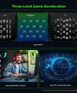 Reyee AX3000 Wi-Fi 6 Router, Dual Band Internet, 802.11ax Wireless, Coverage up to 3,000 Sq. Ft., Gigabit Wan Aggregation, WPA3, Smart VPN for Large Home (RG-E4), 2023 Release 49 71rZtQQuXAL