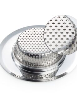Fengbao 2PCS Kitchen Sink Strainer - Stainless Steel, Large Wide Rim 4.5" Diameter 30 71ra2AXM6WL