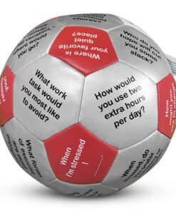 Trainers Warehouse Stress Management Thumball 6" | Prompts for Safe Conversations About Stress - Fun, Safe and Easy to Facilitate | 32 Panels to Prompt Conversation 12 71rah73zzAL