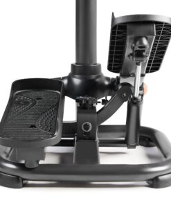 Sunny Health & Fitness 2-in-1 Power Stepper with Resistant Bands & Handlebar, Low-Impact Cardio, Space-Saving, Height-Adjustable, 330 LB Max & SunnyFit® App Enhanced Bluetooth Connectivity SF-S021055 10 71rasvbHwBL