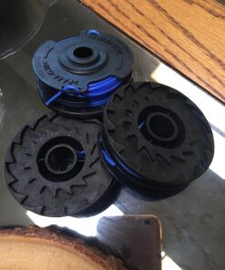 Greenworks 0.065" 3-Pack Dual Line Replacement String Trimmer Line Spool,Black/Blue 15 71rbJP2IPFL