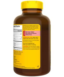 Nature Made Burp Less Fish Oil 1000 mg Softgels, Omega 3 Fish Oil Supplements for Healthy Heart Support, Omega 3 Supplement with 150 Softgels, 75 Day Supply 150 Count (Pack of 1) 25 71rbMVtDdmL