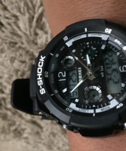 FANMIS Unisex Sports Watches Military Analog Digital Display Watch Multifunction Dual Time Alarm Stopwatch Backlight 50M Waterproof Outdoor Sports Watch black 17 71rd8ryqZDL