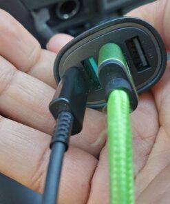 USB C Car Charger, 45W 4 Ports Super Fast Car Charger Adapter, PD 3.0 & QC 3.0 30W Type C Car Charger Compatible with iPhone13 Pro Max/Samsung Galaxy 22/Google Pixel, Cigarette Lighter USB Charger Black 44 71rdDUyQ13L