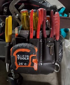 McGuire-Nicholas 526-CC Brown Professional Electrician'S Pouch, oil tanned leather 36 71rdHRlYQL