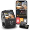 Rexing V1P 4K Car Dash Cam 2.4" LCD 2160p Front + 1080p Rear Wi-Fi 170° Wide Angle Dual Channel with Rear Cam, G-Sensor, WDR, Loop Recording Mobile App Supercapacitor Camera Recorder 46 71reULA2IjL