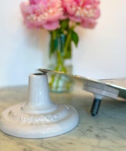 Ateco Cast Iron and Non-Slip Pad Cake Stand, 12 inch, White #612 12" Round, Cast Iron Base 22 71rei9X12RL