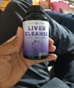 Liver Cleanse Detox & Repair Formula | 20+ Herbs: Milk Thistle Extract with Silymarin, Artichoke, Dandelion, Chicory Root Powder & More! | Premium Liver Support Pills Supplement, 60 Capsules 24 71reoxB4b4L