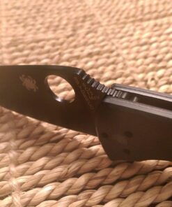 Spyderco Tenacious Folding Utility Pocket Knife with 3.39" Black Stainless Steel Blade and Durable G-10 Handle - Everyday Carry - PlainEdge - C122GBBKP 58 71rfKKhnUqL