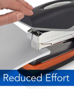 Swingline Stapler, Full Strip Desktop Stapler, 40 Sheet Capacity, Low Force, Optima 40, Silver/Black/Orange (87840) 10 71rfTyf7GL