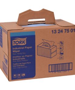 Tork Industrial Paper Wiper Blue, Handy Box W7 4-Ply, 1 x 180 Feet, 13247501 14 71rfsYm4yIL