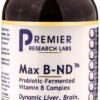 Max B-ND TM, 2 fl oz, Vegan Product - Probiotic-Fermented Vitamin B Complex Formula for Dynamic Liver, Energy, Brain and Mood Support 39 71rgKLhy6L