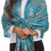 Sakkas Tawny Reversible Butterfly Pashmina/Shawl/Wrap/Stole One Size Aqua 10 71rgotKARCL