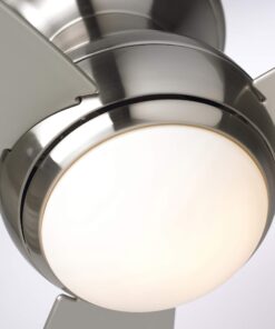 Emerson Curva Sky LED Indoor Curva Sky 52-inch Modern Ceiling Fan, 3-Blade Ceiling Fan with LED Lighting and 6-Speed Remote Control,Brushed Steel (LED Light) Brushed Steel 52 Inch 11 71rgq3BdnlL