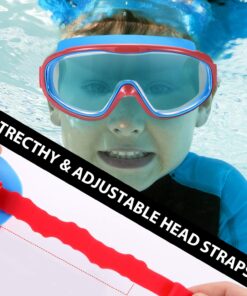 2 Pack Kids Swim Goggles, Swimming Glasses for Children from 3 to 15 Years Old Blue/Red & Yellow/Green 11 71rgsf8G7eL