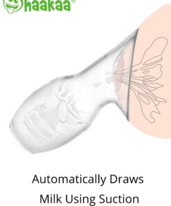 Haakaa Silicone Breastfeeding Manual Breast Pump Milk Pump 100% Food Grade Silicone BPA PVC and Phthalate Free 23 71rh QohHcL