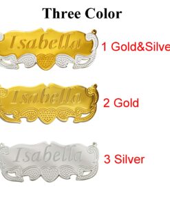 ProLuckis Handmade Personalized Name Jewelry Necklace 18k Gold Plated-Custom Made Any Name Style 3 12 71rhnXBxlBL