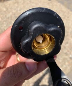 Alternative view of JR Products 160-85-A-36-A Black City Water Flange with 1/2" MPT Standard