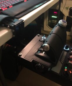 2Set, J-PEIN Desk Mount for Joystick & Throttle - PC Flight Sim Game Support, Adjustable HOTAS System Stand, Durable Gaming Gear Holder, Easy Setup 58 71ri2LAufbL