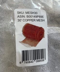 Stuff-fit - DS8044 Copper Mesh for Mouse Rat Rodent Control as Well as Bat Snell Control 30 Foot Roll, Full Size 20 71ri8yRdQeL