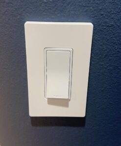 ENERLITES Screwless Decorator Wall Plates Child Safe Outlet Covers, Size 1-Gang 4.68" H x 2.93" L, Unbreakable Polycarbonate Thermoplastic, SI8831-W-10PCS, Glossy, White, 10 Count Standard Size 34 71riDKodBrL