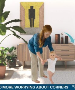 The Hamptons Baby Caring Corner Guards | Premium Clear Corner Protectors | Safety Furniture Bumpers | Long Lasting, Pre-Applied Gel Adhesive | Sharp Corner Cushion 28 71riLoRcZL