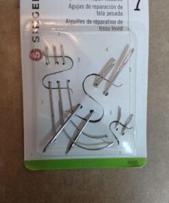 SINGER 01025 Heavy Duty Household Hand Needles, 1 Canvas, 1 Carpet, 1 Leather, 1 Sacks, 1 Sail, 2 Upholstery, Assorted 7/Pkg Single 17 71rk5SUcdsL