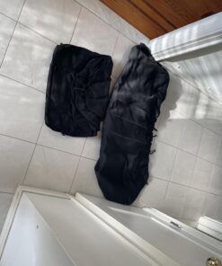 CAROMOP Waterproof Car Seat Cover Full Seats, Neoprene Seat Covers for Cars,Split Bench Compatible Car Interior Covers, Universal Fit Most Car Sedan Truck SUV(Black) Black Full Set 25 71rkXlrREIL