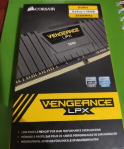 Corsair Vengeance LPX 16GB (2x8GB) DDR4 DRAM 2666MHz (PC4-21300) C16 Memory Kit - Black 16GB Kit (2x8GB) 38 71rlzlewFrL