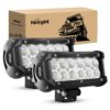 Nilight - 60002F-B Led Light Bar 2PCS 36w 6.5Inch Flood Led Off Road Lights Super Bright Driving Fog Light Boat Lights Driving Lights Led Work Light for Trucks,2 Years Warranty 2PCS 6.5" 36w Flood Light Bar 70 71rmD2zM9XL