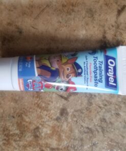 Orajel Kids Paw Patrol Fluoride-Free Training Toothpaste, Natural Fruity Fun Flavor, #1 Pediatrician Recommended , 1.5oz Tube 33 71rmNQoLfHL