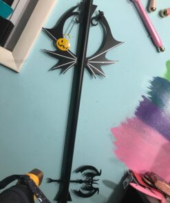Pumpkin Hearts Oblivion Kingdom Keyblade Metal Replica Sword 16 71rnpFybBGL