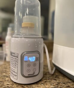 Bottle Warmer, GROWNSY 8-in-1 Fast Baby Milk Warmer with Timer for Breastmilk or Formula, Accurate Temperature Control, with Defrost, Sterili-zing, Keep, Heat Baby Food Jars Function Gray 49 71rnzS4FXVL
