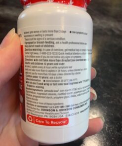 Tylenol Extra Strength Pain Reliever and Fever Reducer Caplets, 500 mg Acetaminophen Pain Relief Pills for Headache, Backache, Toothache & Minor Arthritis Pain Relief; 100 ct.; Pack of 1 100 Count (Pack of 1) 70 71roIKzEBL