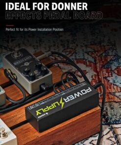 Donner DP-1 Guitar Power Supply 10 Isolated DC Output for 9V/12V/18V Effect Pedal 33 71rpGQ1qMmL