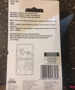 National Hardware N213-561 V337 Wall Door Stops in White, 2 pack 41 71rpJrYw0SL