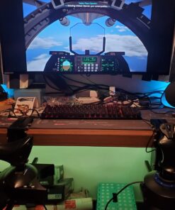 2Set, J-PEIN Desk Mount for Joystick & Throttle - PC Flight Sim Game Support, Adjustable HOTAS System Stand, Durable Gaming Gear Holder, Easy Setup 60 71rpL7gSlL