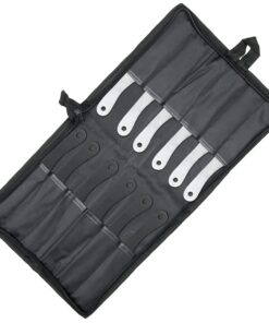 Perfect Point Throwing Knives – Set of 12 – 6 Satin Finish and 6 Black Stainless Steel Throwing Knives, Includes Nylon Sheath, Full Tang Construction, Well Balanced, – PAK-712-12 28 71rq0pmuBNL