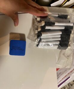 Magicfly Small White Boards, Dry Erase Board Pack of 26, Mini Whiteboards 9x12 Inches Double-Sided White Boards for Students Classroom Teachers School Supplies Office with 32 Pens and 26 Erasers 26 packs 29 71rqhMBLQzL