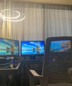 Brightech Eclipse Dimmable LED Floor Lamp, Modern Torchiere Floor Lamp for Living Rooms & Offices – Super Bright Tall Lamp with Dimmable Options for Reading, Standing Lamp Living Room Décor - Silver 47 71rqnh gKKL