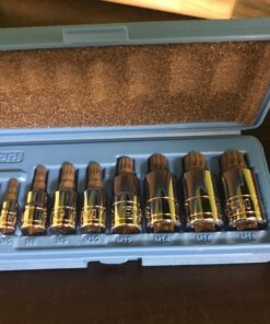 Capri Tools XZN Triple Square Spline Bit Socket Set, Metric, 10-Piece XZN Bit Set / Standard Length 32 71rraaLRm3L