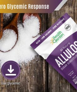 Health Garden Allulose Sweetener - Gluten and Sugar Free - Zero Net Carb - Non GMO - Kosher - Keto Friendly (14 OZ) 14 Ounce (Pack of 1) 12 71rrfTjI8L