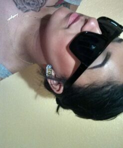 SA106 All Black Limo Flat Top Mob Oversized Rectangular Sunglasses 31 71rroVTEAL