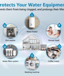 AQUACREST FXHTC 5 Micron 10" x 4.5" Whole House Water Filter, Replacement for GE FXHTC, GXWH40L, American Plumber W10-PR, W10-BC, Culligan RFC-BBSA, GXWH35F, W50PEHD, Pentek R50-BB, Pack of 2 26 71rse0eHThL