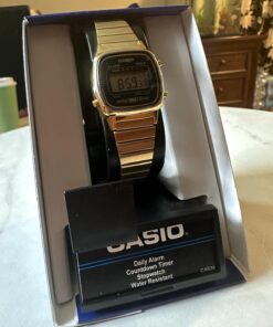 Casio Women's Vintage LA670WGA-1DF Daily Alarm Digital Gold-tone Watch 34 71rsy7Scr9L